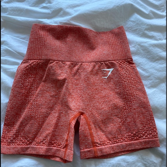 Gymshark orange vital seamless shorts XS - Picture 3 of 5